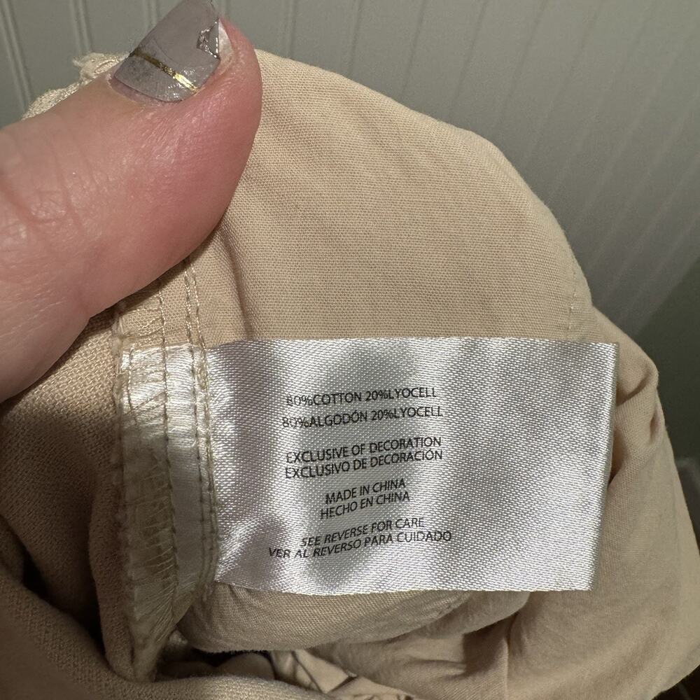 GAP Tan Pull On Cargo Pants Baggy Size XXL - Picture 5 of 5